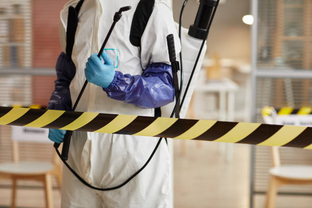 Professional Biohazard technician working in Larsen, WI